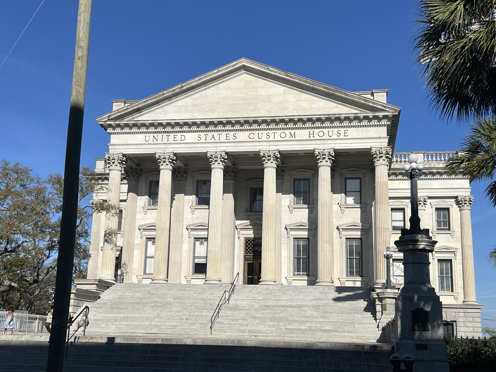 The United States Custom House.