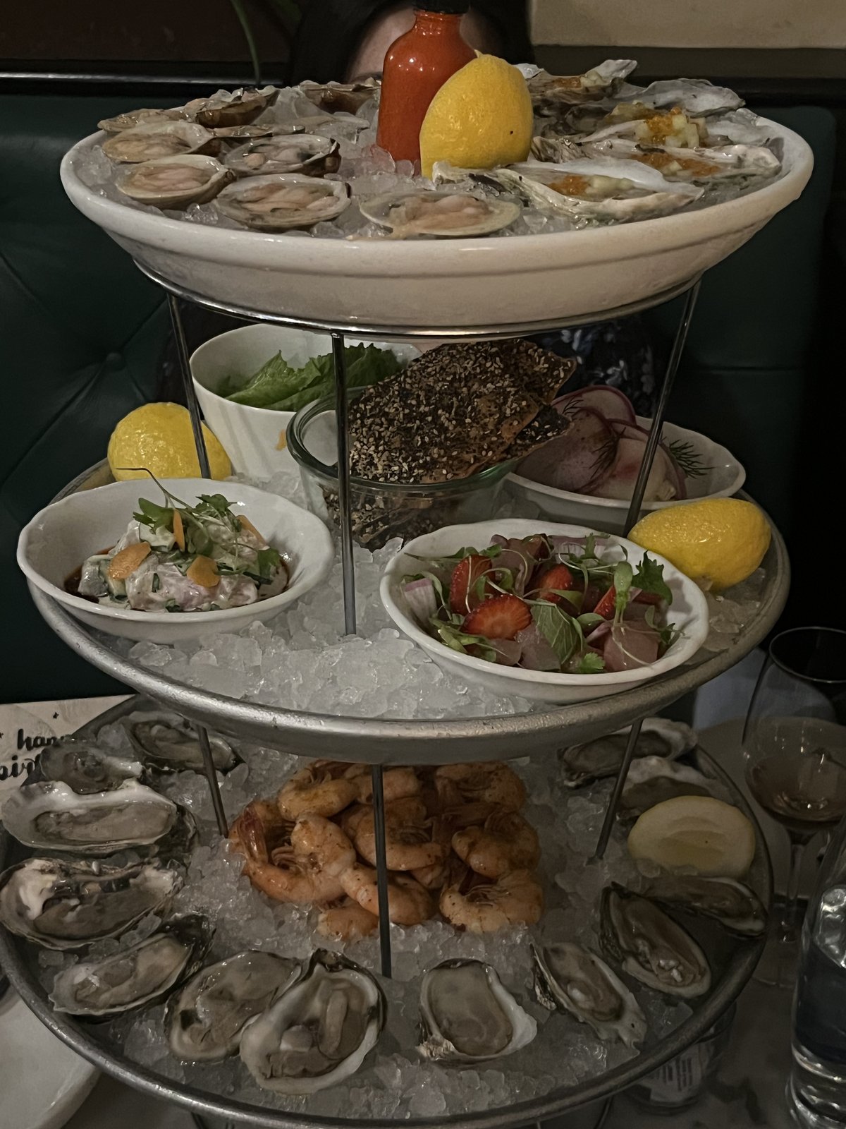 The seafood tower at The Ordinary.
