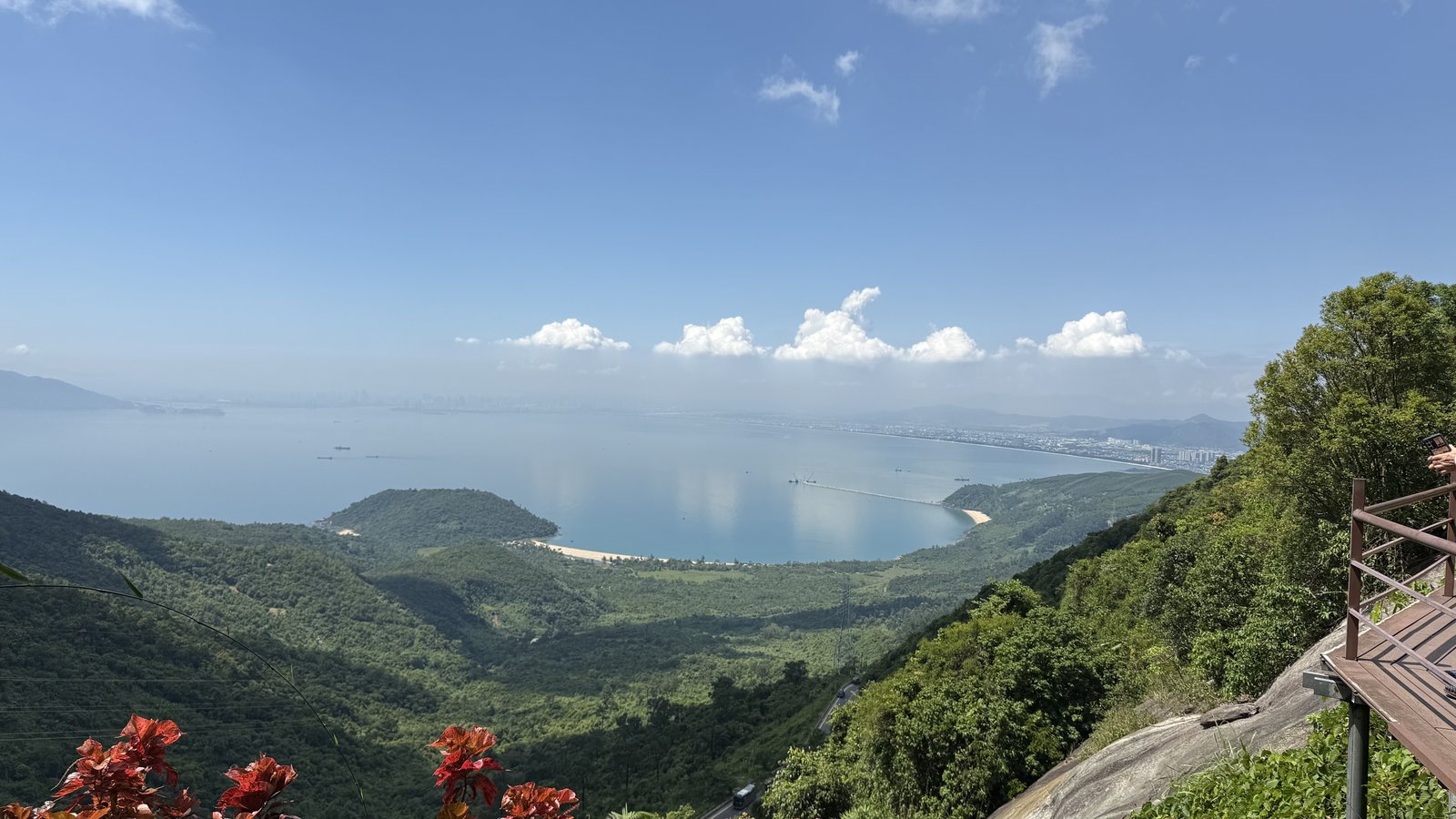 Da Nang Bay from the balcony.