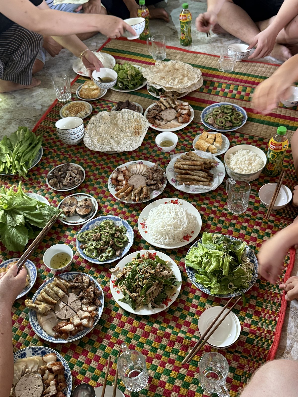 Lunch with the cousins, before 11 am.
