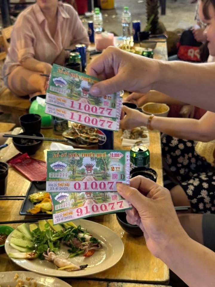 A few lottery tickets, for luck.