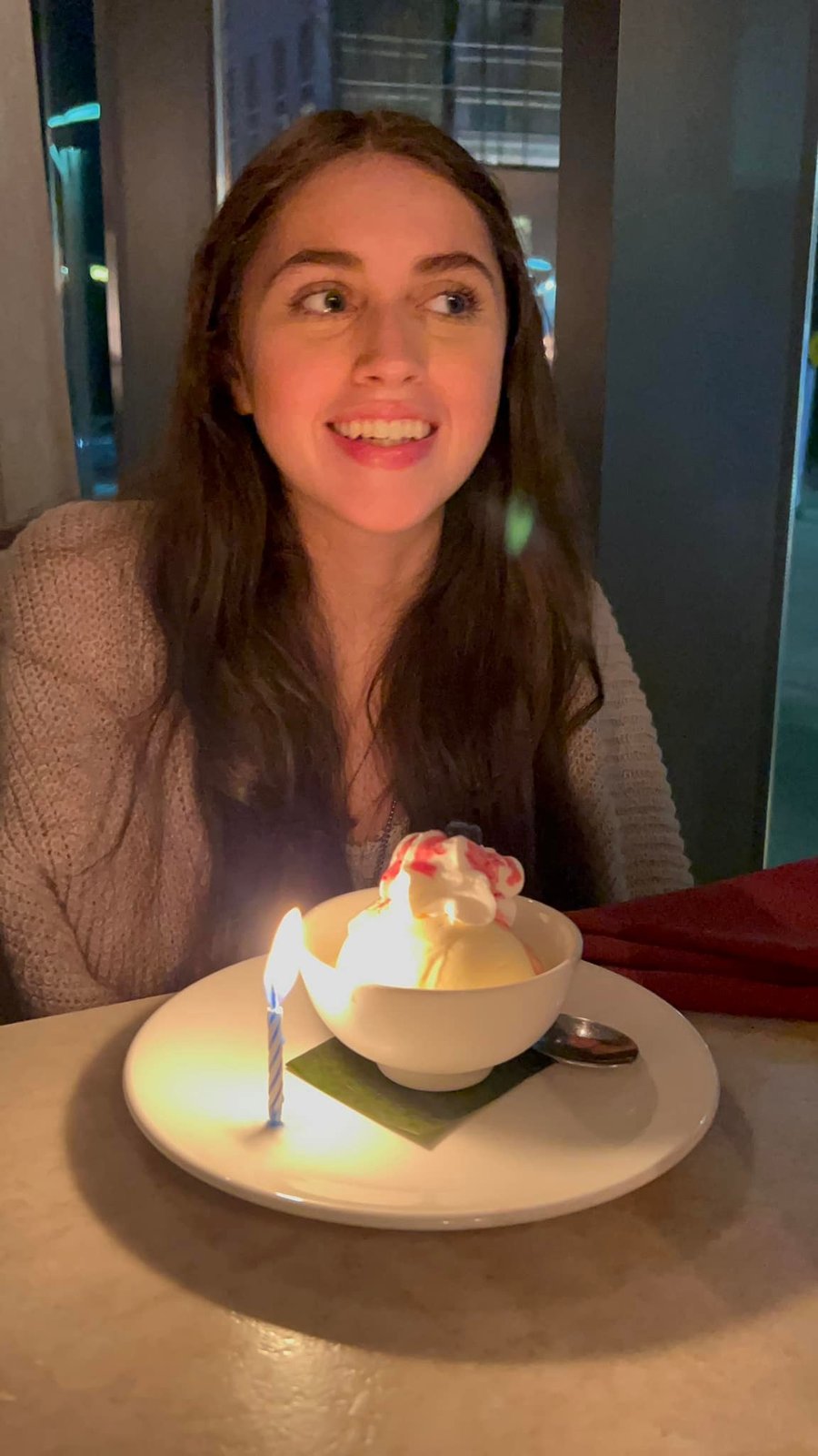 Maggie's birthday dinner, February 2025.