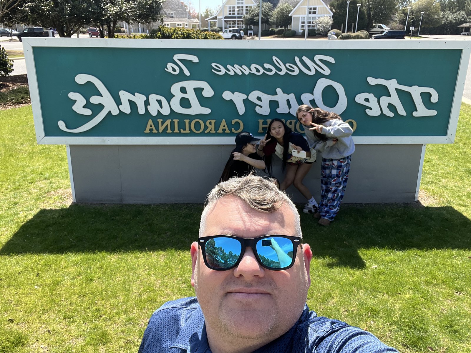 The obligatory selfie at the sign.
