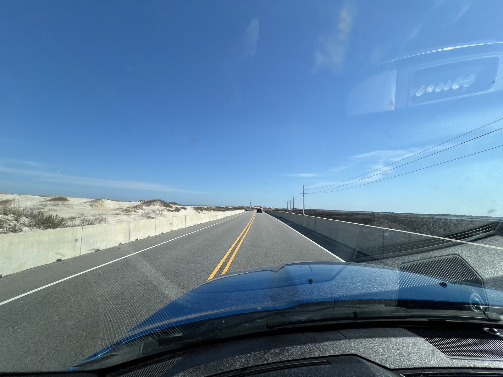 Highway 12 through the dunes.