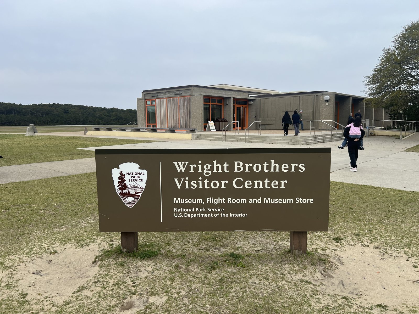 The Wright Brothers Visitor Center.