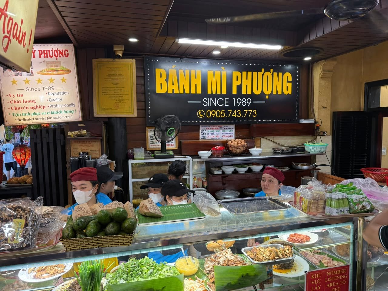 Bánh Mì Phượng, since 1989.