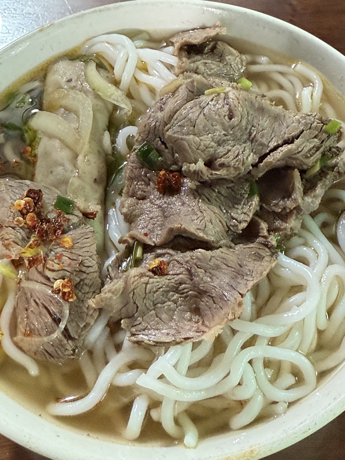 Bún bò for breakfast.