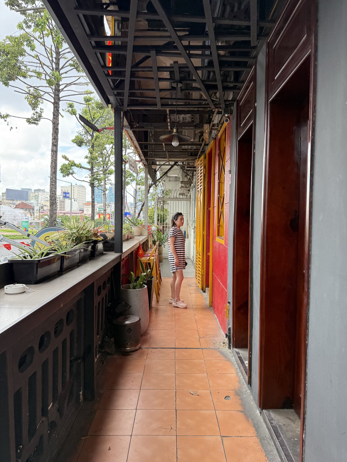 The corridor to Big Boss Bistro.