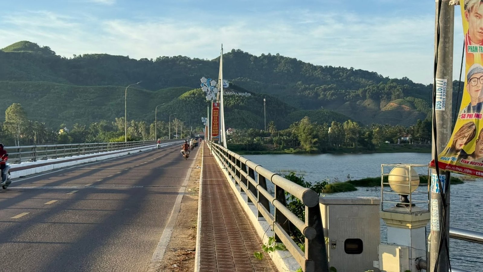 One of the many river crossings on the way north.