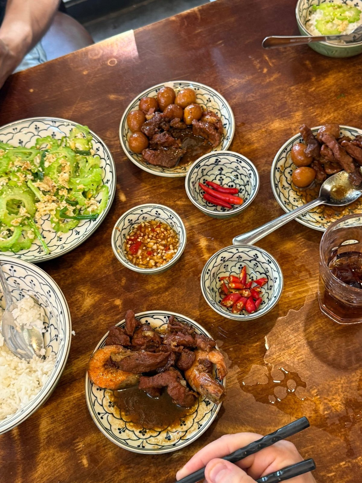 A late lunch at Bếp của Ngoại.