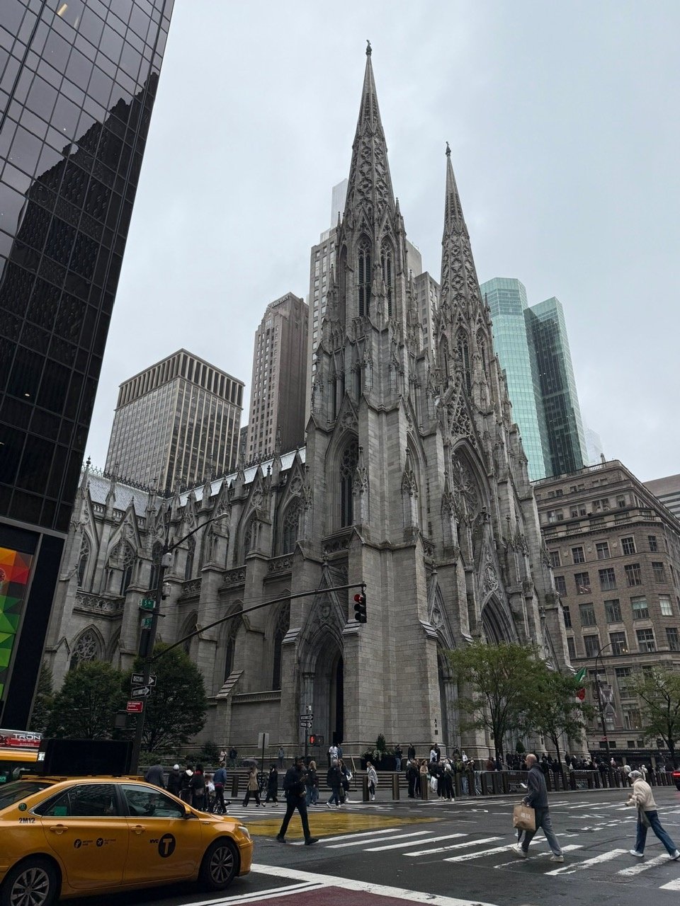 St. Patrick's Cathedral on Fifth Avenue.