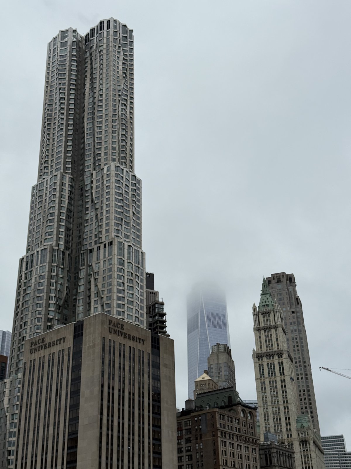 8 Spruce Street, Frank Gehry's rippling steel tower.